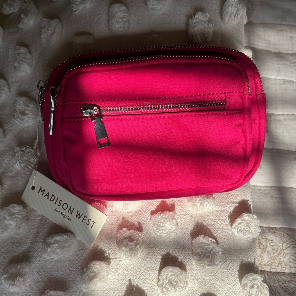 Madison West Fuchsia Belt Bag